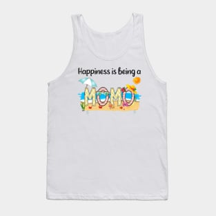 Happiness Is Being A Momo Summer Beach Happy Mother's Tank Top